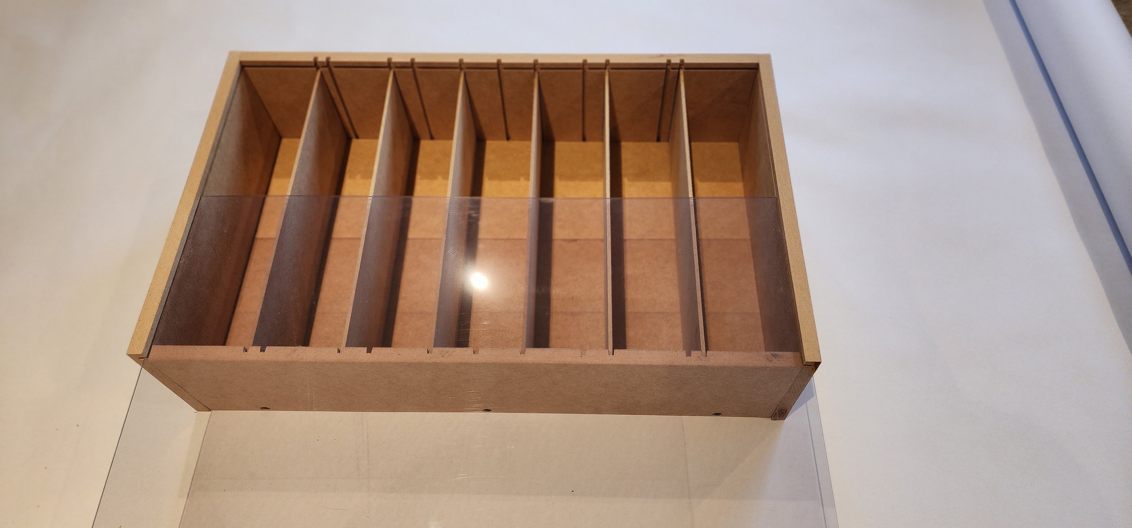 5500ct Trading card storage box suits Toploaders And RAW (Adjustable Inserts)