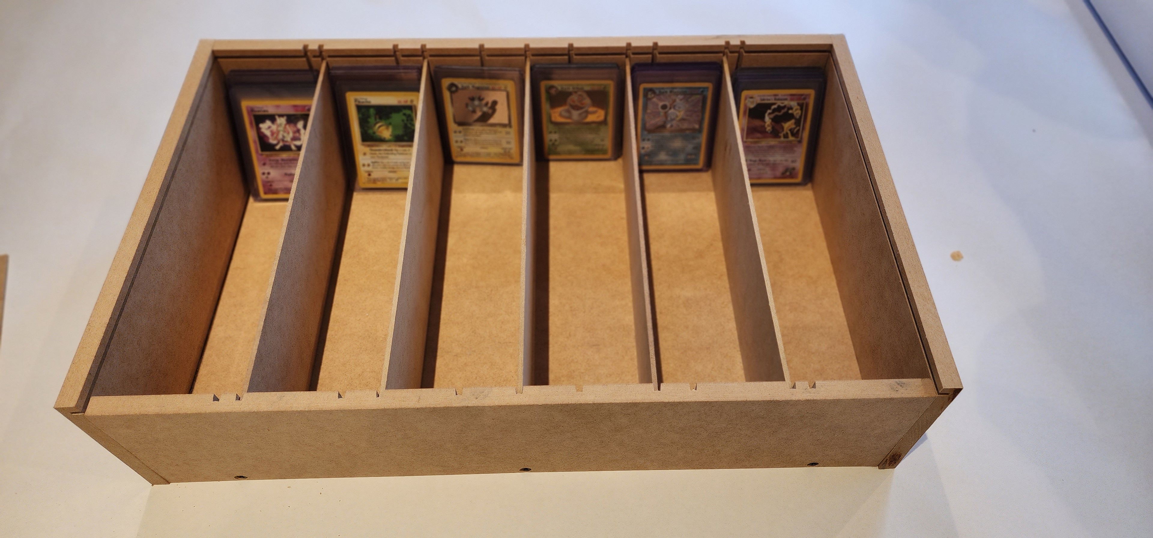 5500ct Trading card storage box suits Toploaders And RAW (Adjustable Inserts)
