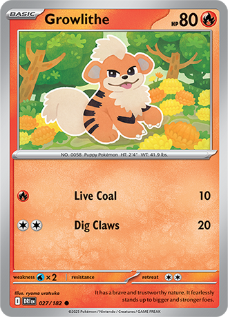 027 Growlithe
