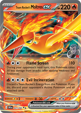 031 Team Rocket's Moltres ex