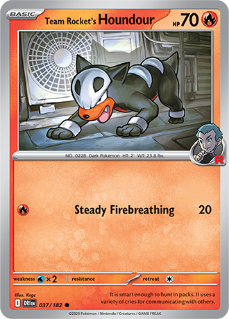 037 Team Rocket's Houndour