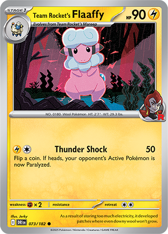 073 Team Rocket's Flaaffy