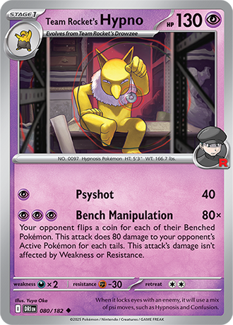 080 Team Rocket's Hypno