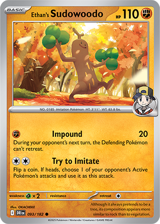 093 Ethan's Sudowoodo