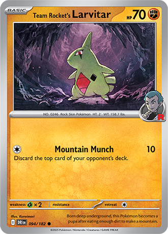 094 Team Rocket's Larvitar