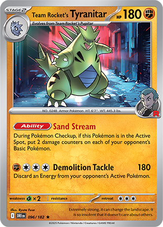 096 Team Rocket's Tyranitar