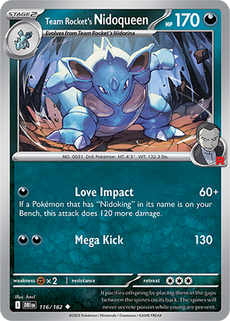 116 Team Rocket's Nidoqueen
