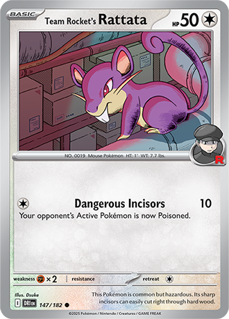 147 Team Rocket's Rattata