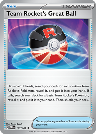 175 Team Rocket's Great Ball
