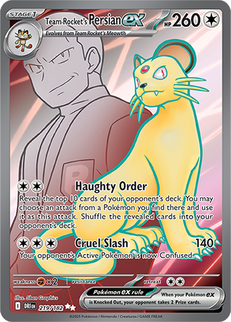 219 Team Rocket's Persian ex