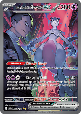 231 Team Rocket's Mewtwo ex