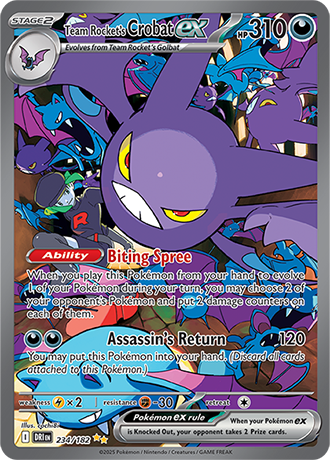 234 Team Rocket's Crobat ex