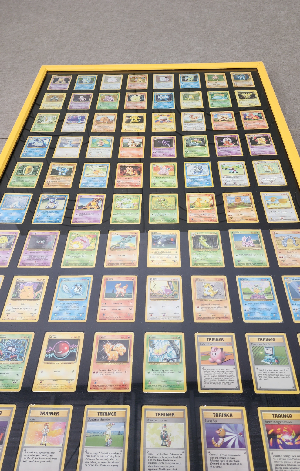 TCG (POKEMON) Base set/1st Edition/Shadowless  CUSTOM FRAME
