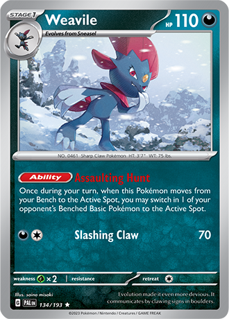 134 Weavile