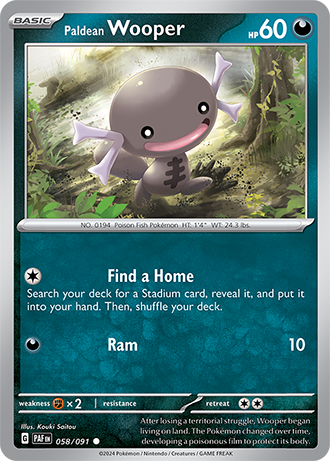 058 Paldean Wooper