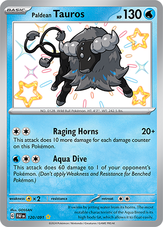 120 Paldean Tauros