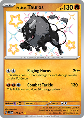 172 Paldean Tauros