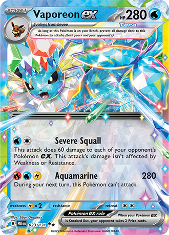 023 Vaporeon ex