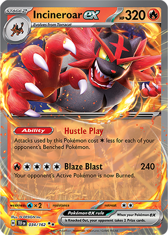 034 Incineroar ex