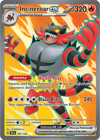 187 Incineroar ex
