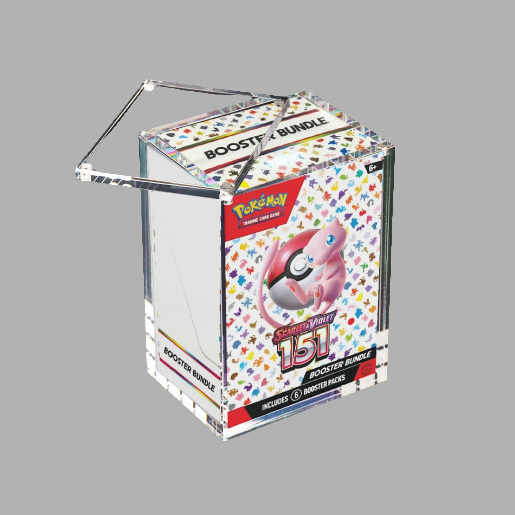 Magnetic Acrylic Pokemon Display case for Pokémon TCG Booster Bundle