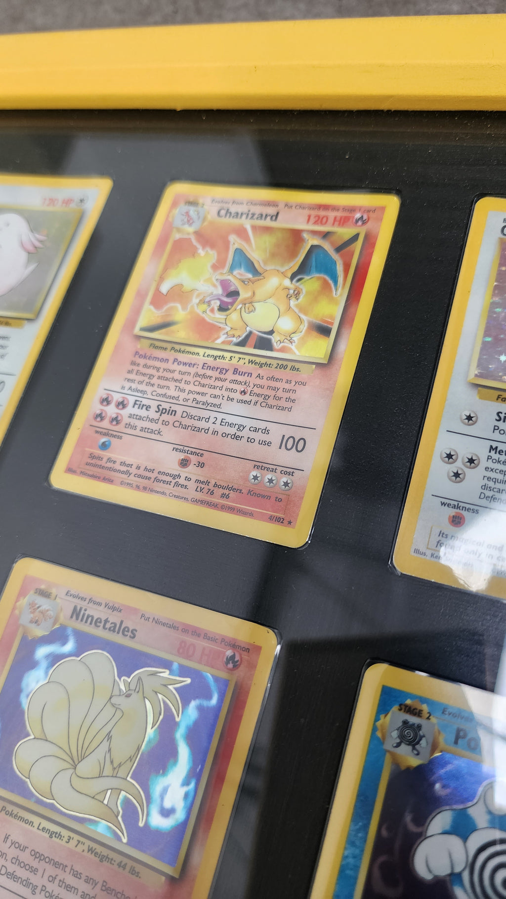 TCG (POKEMON) Base set/1st Edition/Shadowless  CUSTOM FRAME