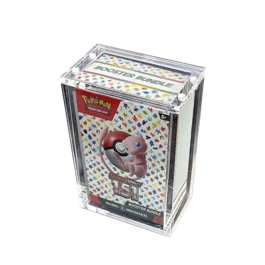Magnetic Acrylic Pokemon Display case for Pokémon TCG Booster Bundle