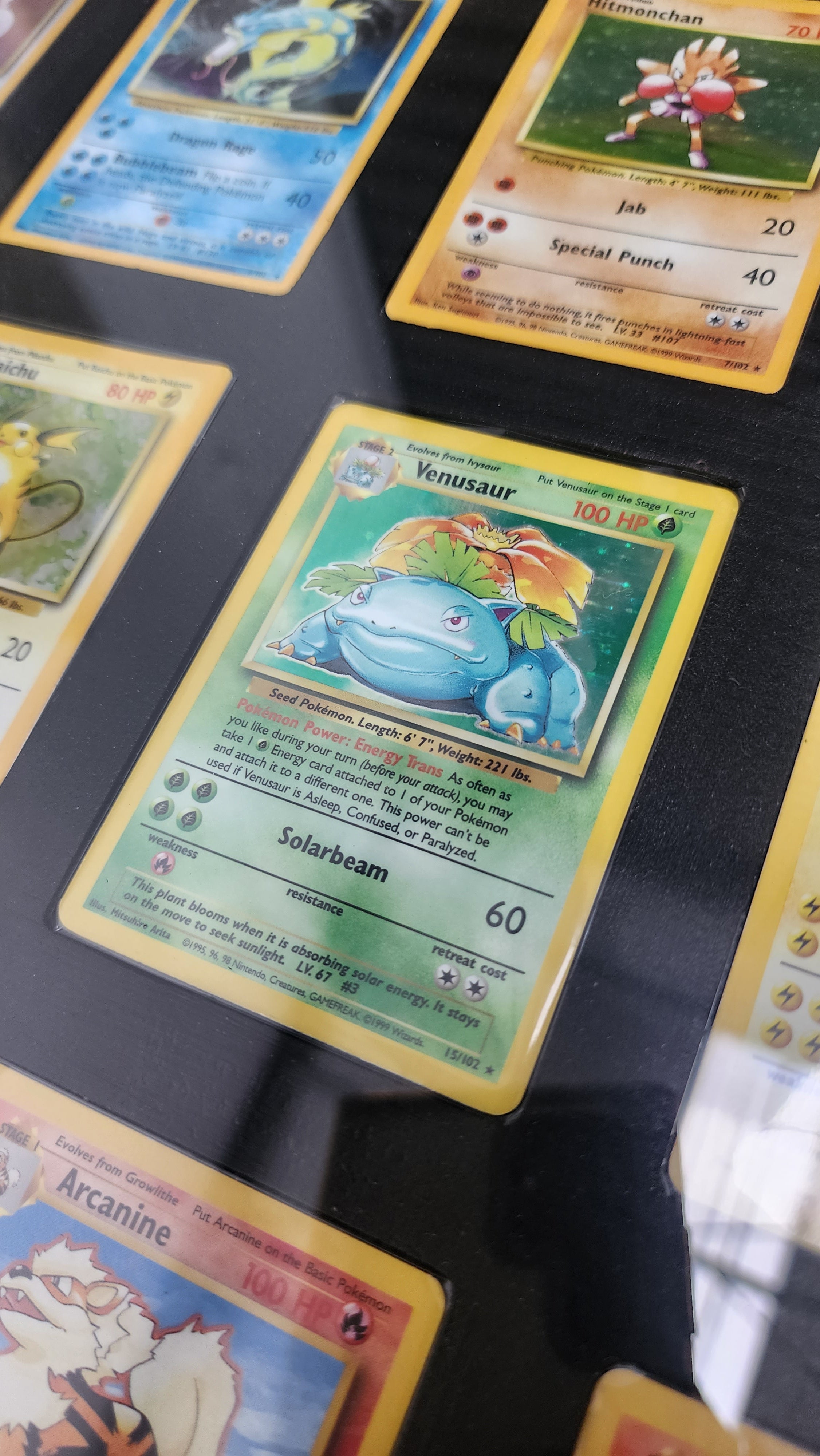 TCG (POKEMON) Base set/1st Edition/Shadowless  CUSTOM FRAME